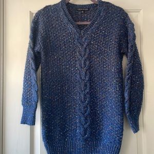 Adrienne Vittadini ladies blue sweater